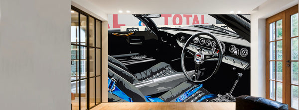 Wallpaper GT40 interior