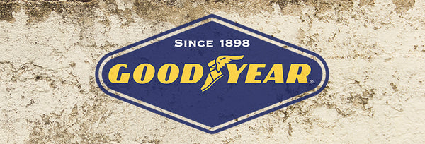 Goodyear floor sticker