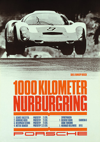 Poster 1000km Nurburg 50cm x70cm