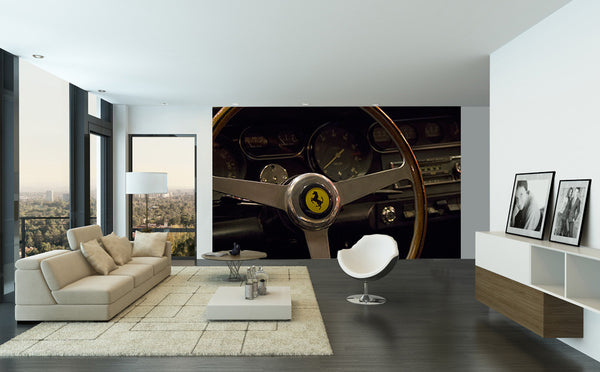 Wallpaper Ferrari steering wheel
