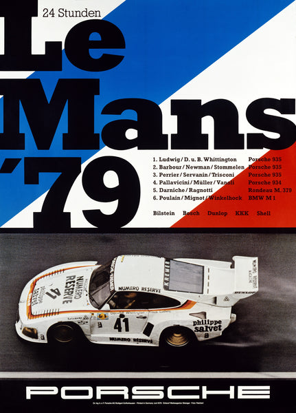 Poster Le Mans 79 50cm x70cm